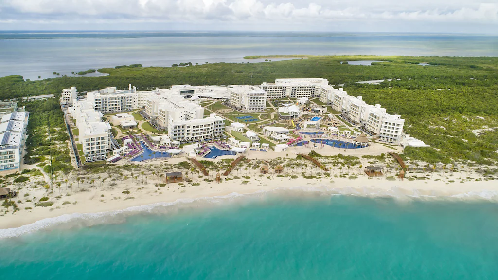 Planet Hollywood Cancun all-inclusive resort with themed entertainment, pools, and beachfront accommodations in Costa Mujeres.